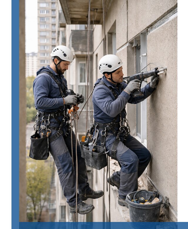 Промышленные альпинисты высотные работы и монтаж в Новочеркасске